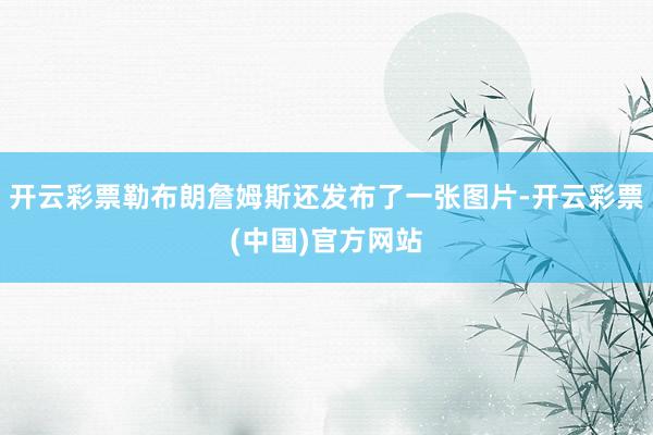 开云彩票勒布朗詹姆斯还发布了一张图片-开云彩票(中国)官方网站